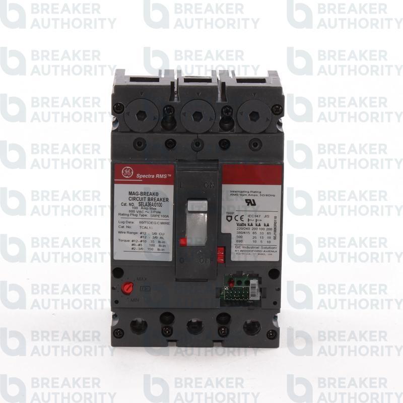 SELA36AI0100 - General Electric Circuit Breaker, Molded Case | Breaker ...